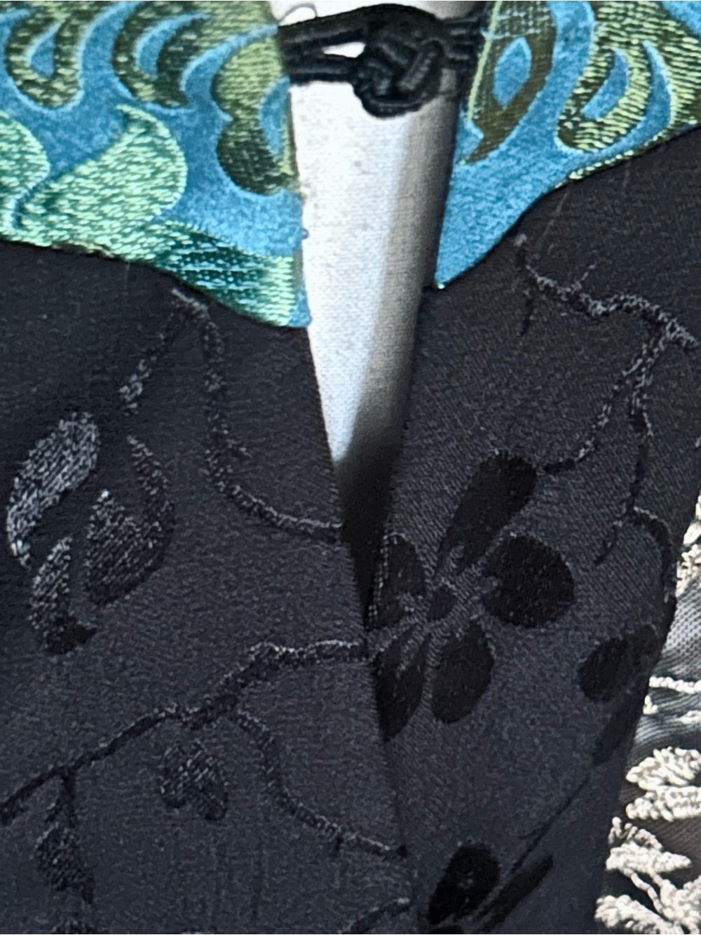 Fairy Vintage SPENCER ALEXIS Kimono 2X 1X Plus Floral Sheer Boho Jacket Cardigan - Picture 12 of 16